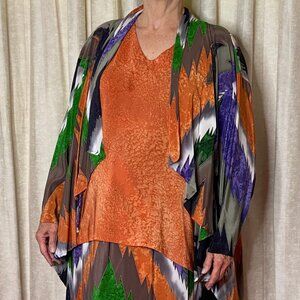 # Piece Silk Outfit Dress